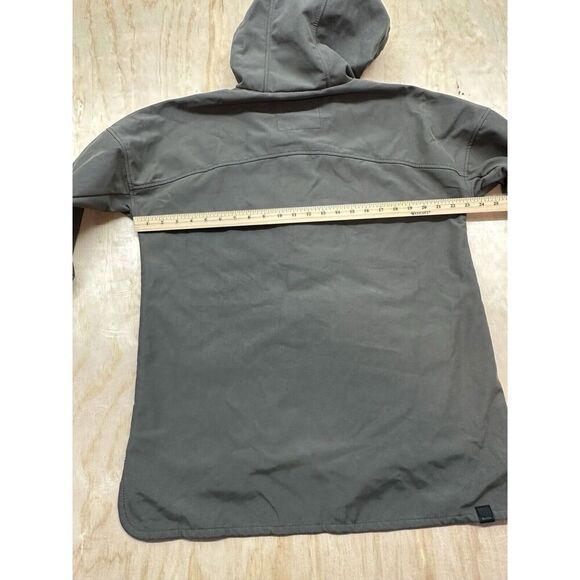 BENCH UK Outdoor Jacket Army Green Chore Coat Sz S Hooded NEW! Long Zanism Barn - Picture 5 of 6